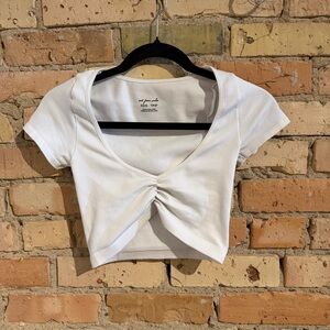 white crop top XS/S